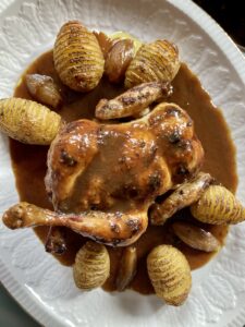 Receta picantón de Navidad