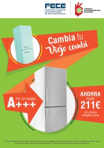 ACEAR. Consejos. Cambia tu nevera vieja