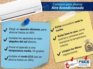 ACEAR. Consejos para ahorrar con el aire acondicionado