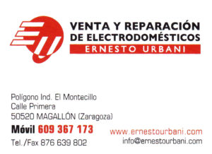 Electro Ernesto Urbani. Magallón, Zaragoza.