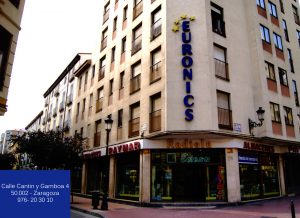ACEAR. Almacenes Paymar. Pedro María Ric, 39. Calle Cantín y Gamboa, 4. Zaragoza.